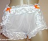 M1300 See-Thru Mesh Sissy Panties with Lace Adult Baby
