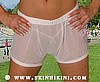 M-41007 SEXY HOT SHEER SEE-THRU MEN'S BOXER SWIMWEAR