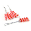 CE-006 Erotic ruby nipple rings + clitoral jewelry (non-piercing)